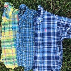 Boys short sleeve button downs